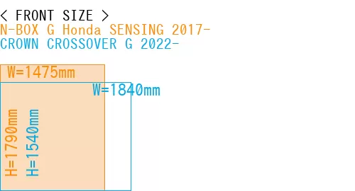 #N-BOX G Honda SENSING 2017- + CROWN CROSSOVER G 2022-
